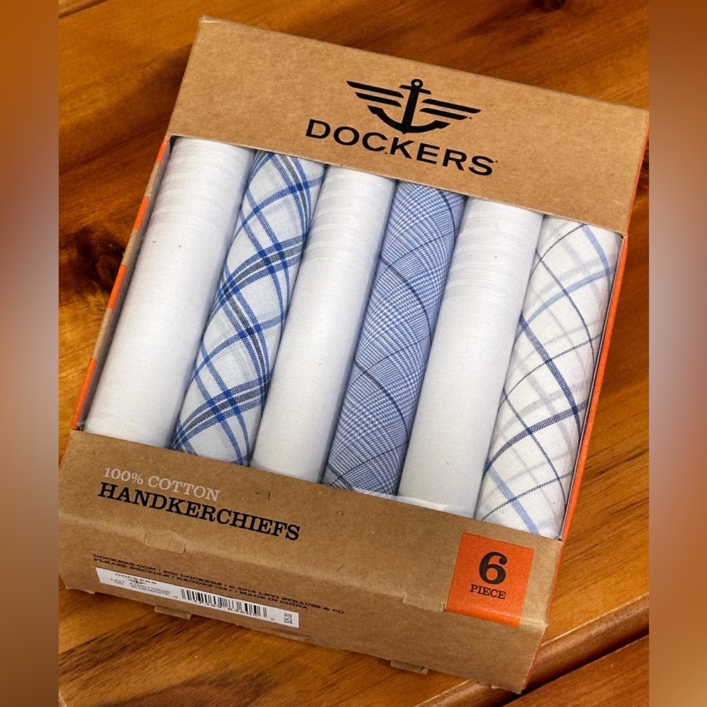 6-Pack Dockers Handkerchiefs